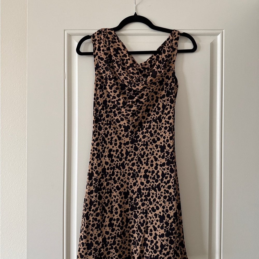 Reformation Leopard Print Mini Dress